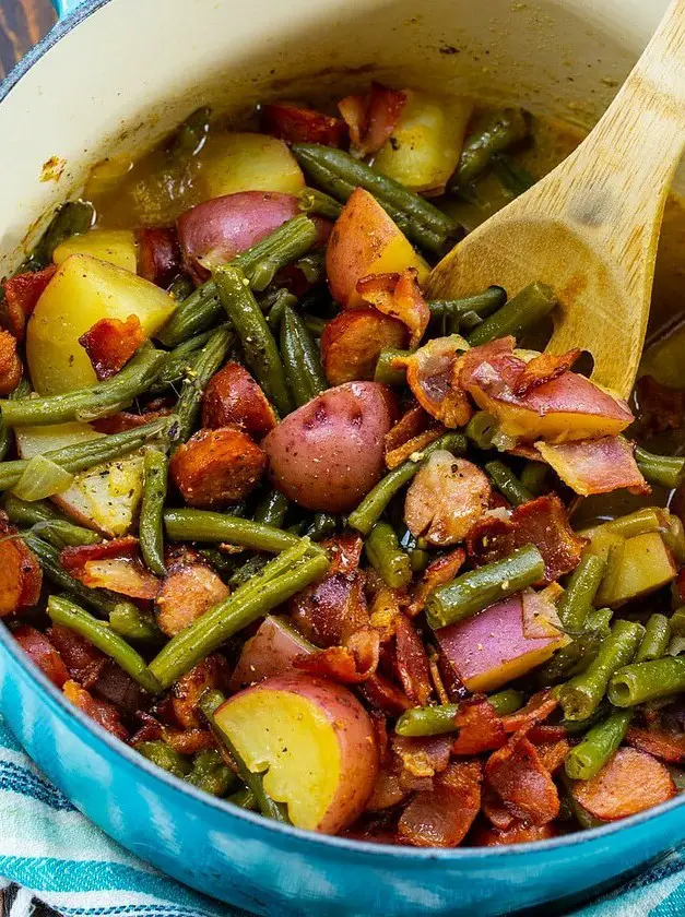 Smothered Cajun Green Beans