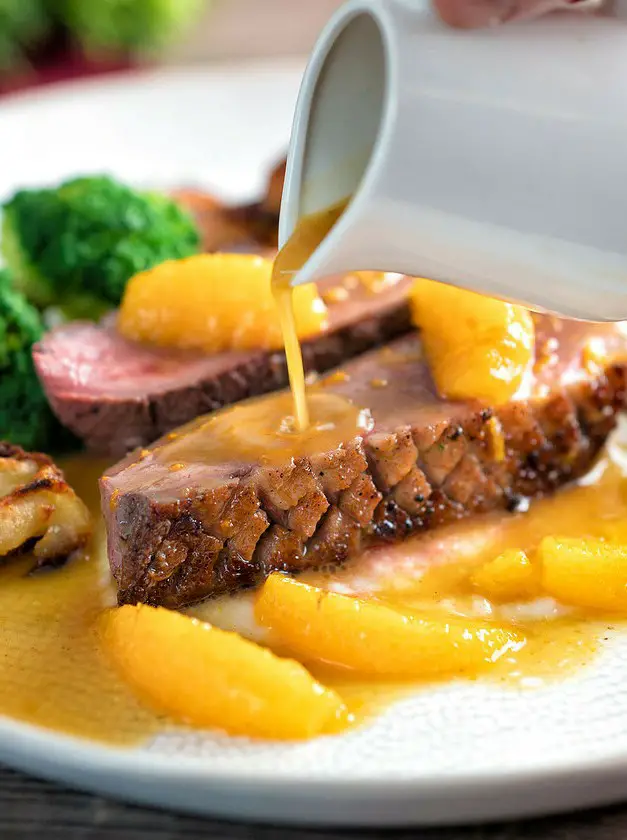 Duck with Orange Sauce