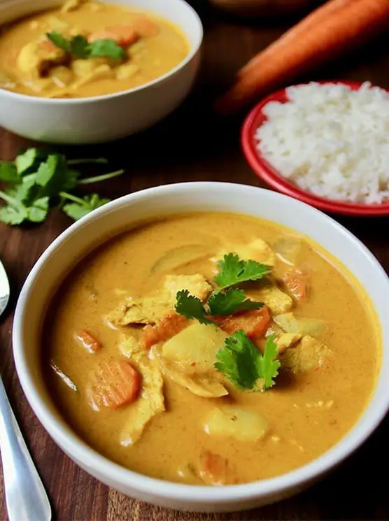 Authentic Thai Yellow Curry with Chicken