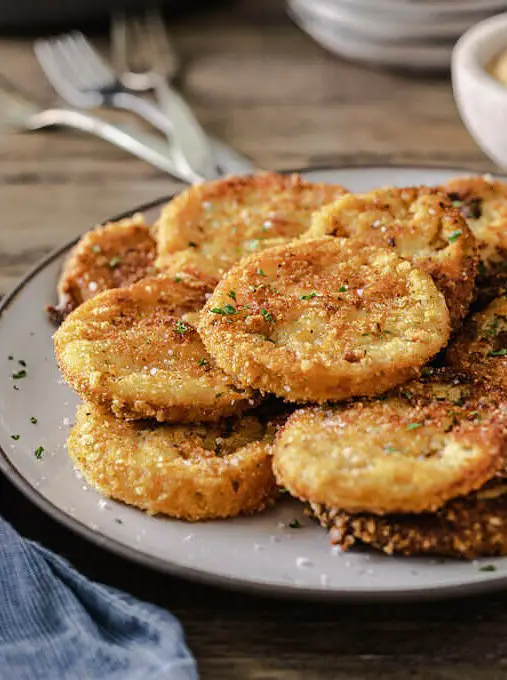 Keto Fried Green Tomatoes