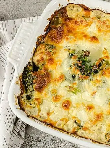 Keto Chicken Broccoli Casserole