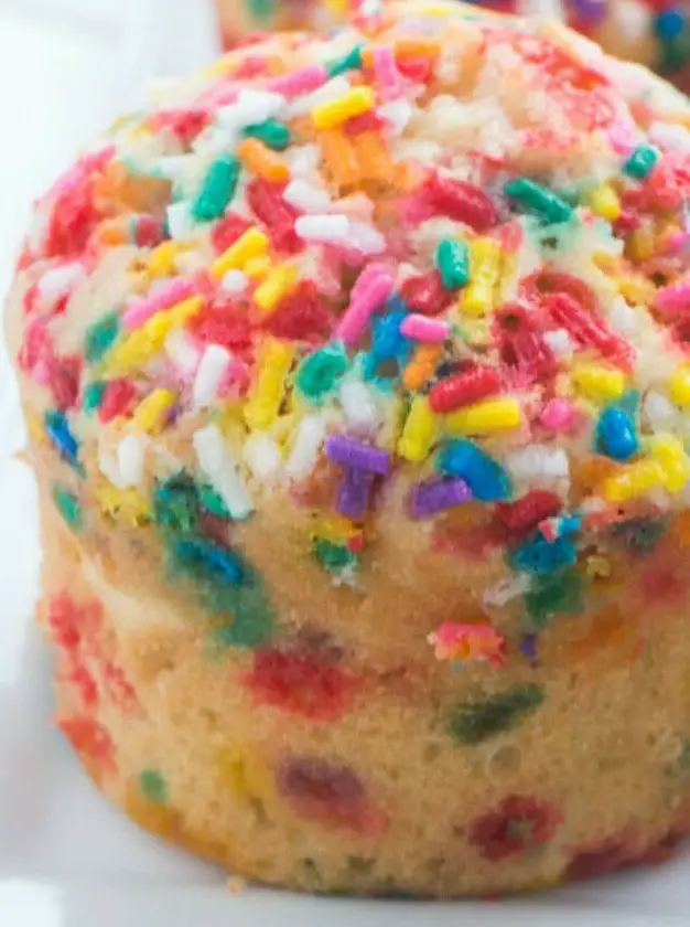 Sprinkle Birthday Cake Muffins