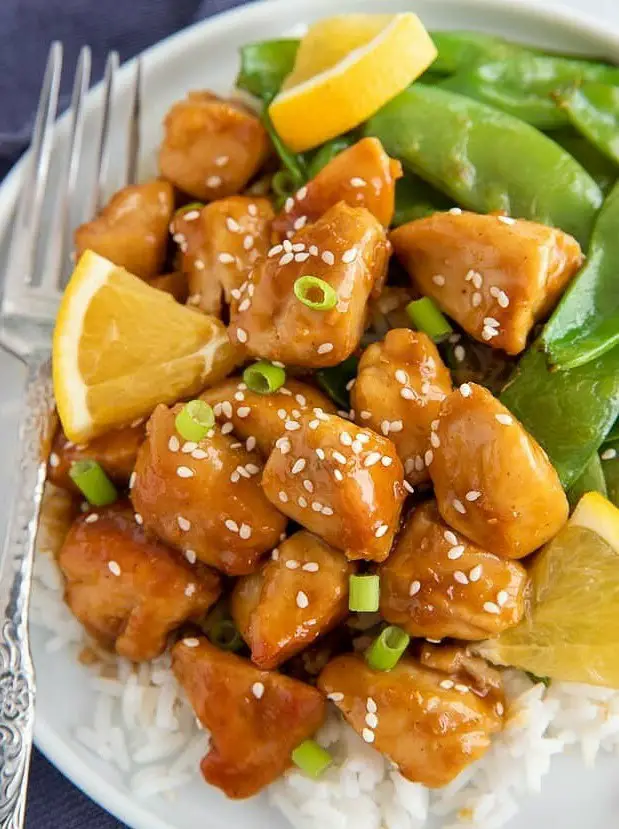 Healthy One Skillet Chinese Orange Chicken