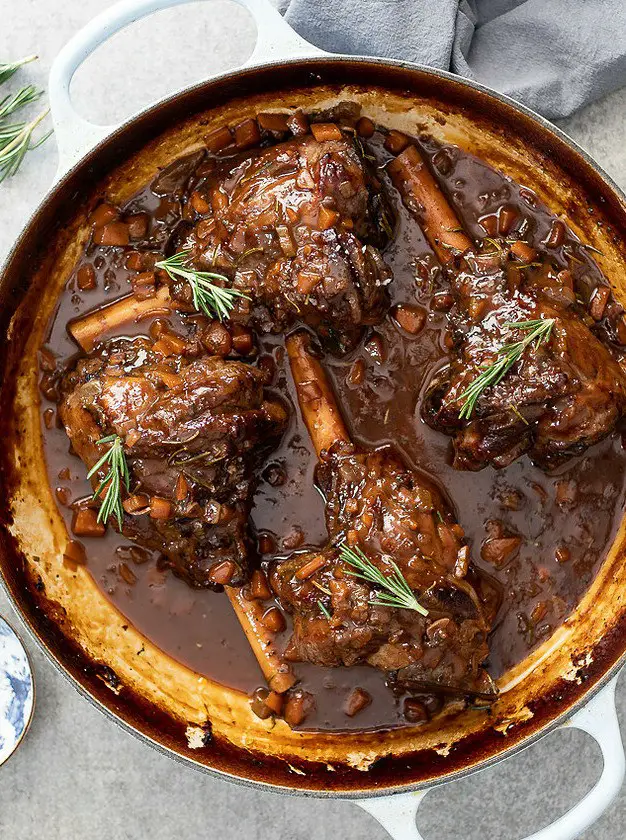 Slow Braised Lamb Shanks