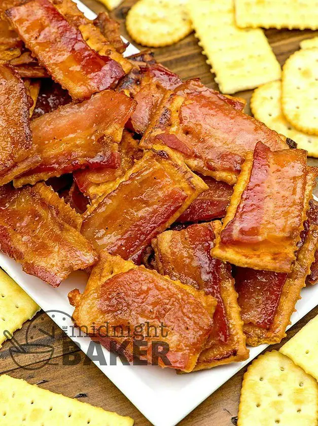 Candied Bacon Crackers