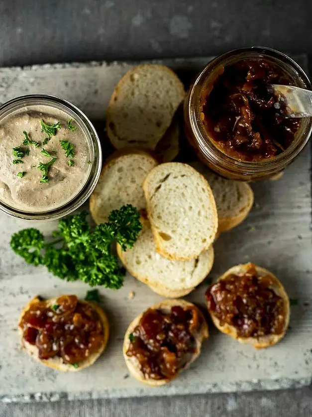 Chicken Liver Mousse with Bacon Jam