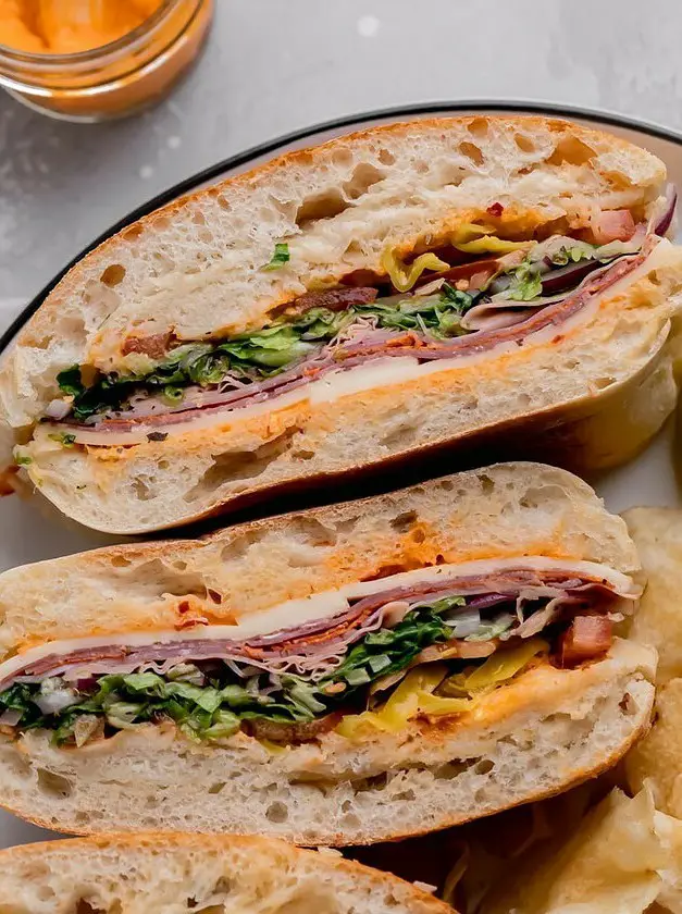 Italian Sandwich with Calabrian Chile Aioli