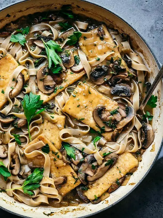 Tofu Marsala