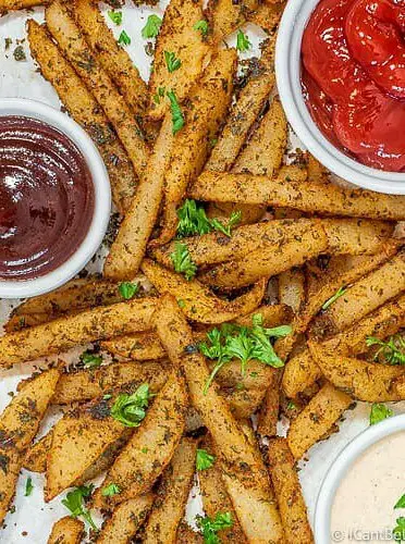 Crispy Baked Jicama Fries