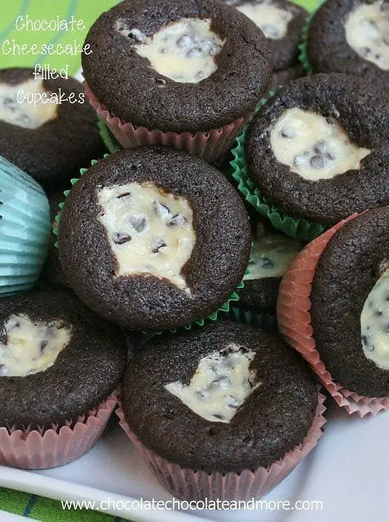 Chocolate Cream Cheese Cupcakes