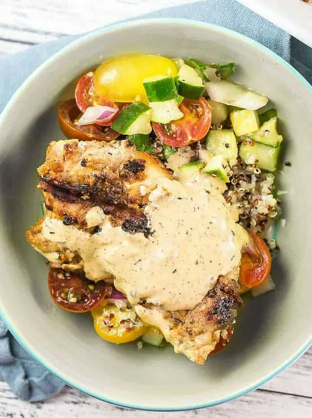 Grilled Tahini Chicken