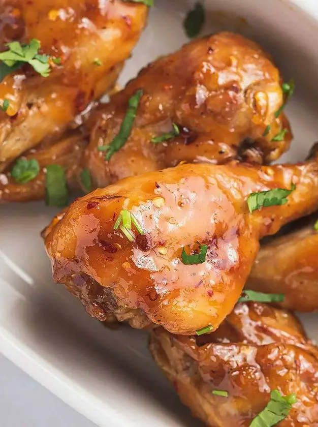 Apricot Glazed Chicken Drumsticks