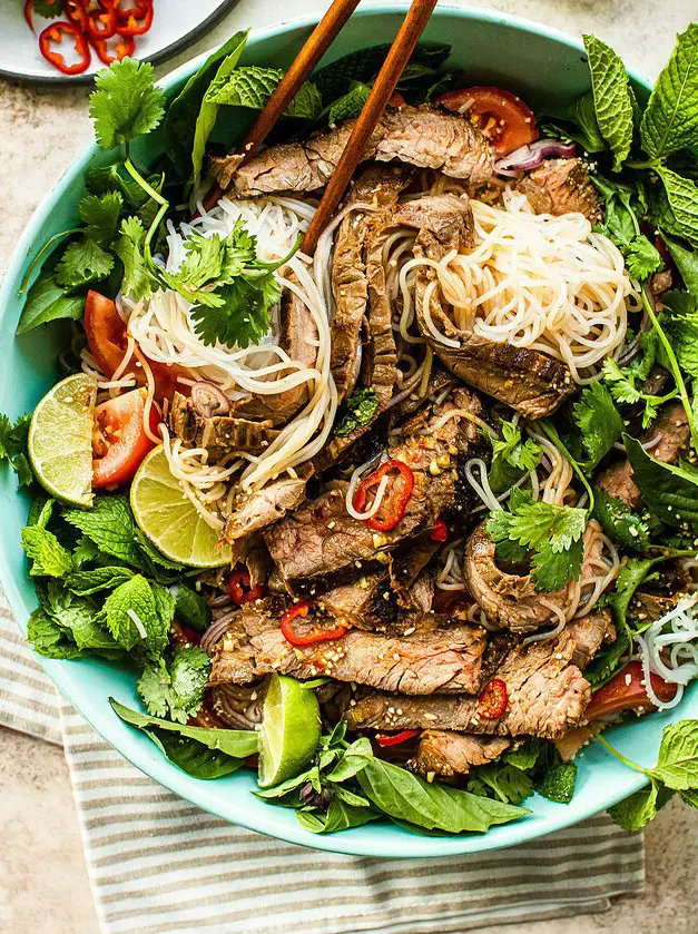 Thai Beef + Noodle Salad