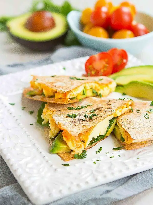 Egg & Avocado Breakfast Quesadilla