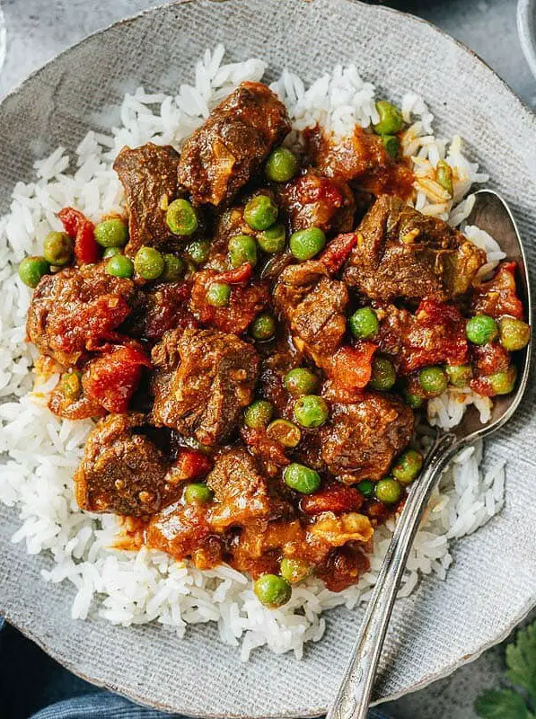 Instant Pot Curry Beef Stew