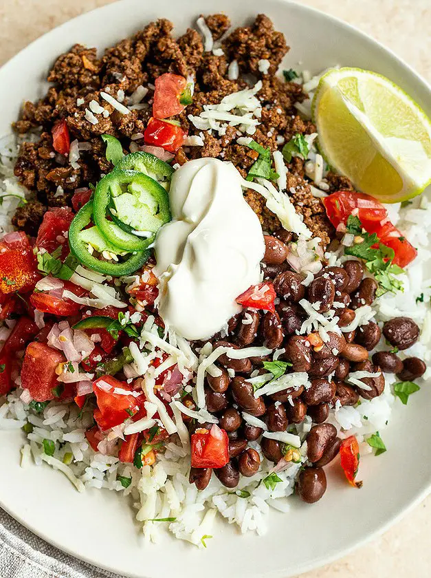 Venison Burrito Bowls