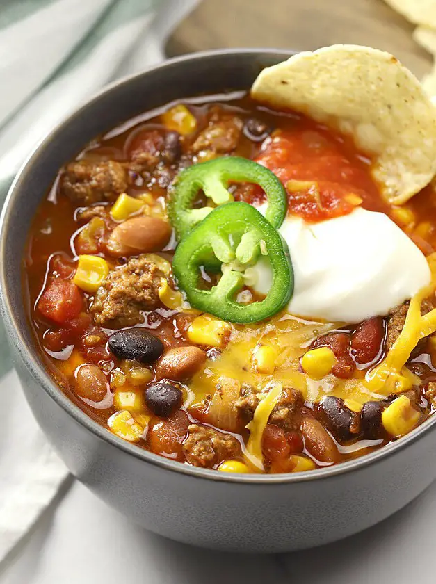 Slow Cooker Taco Chili