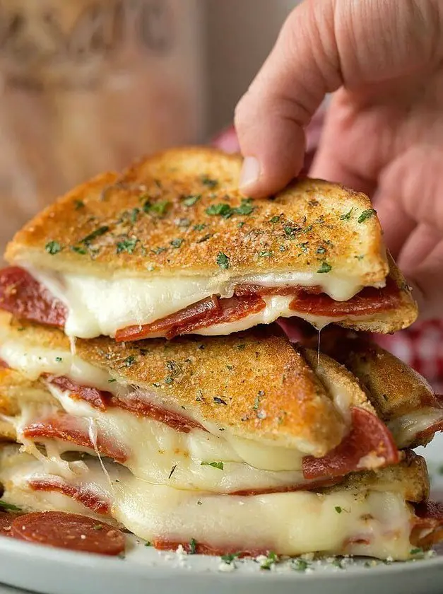 Pepperoni Pizza Grilled Cheese