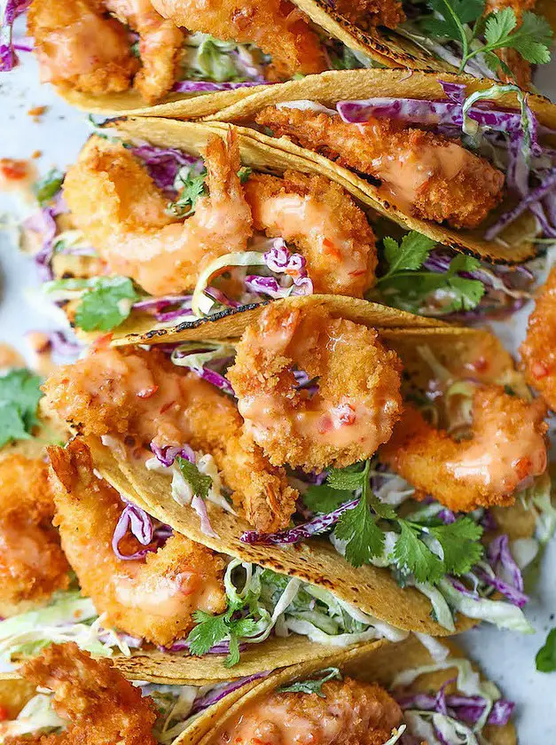 Bang Bang Shrimp Tacos