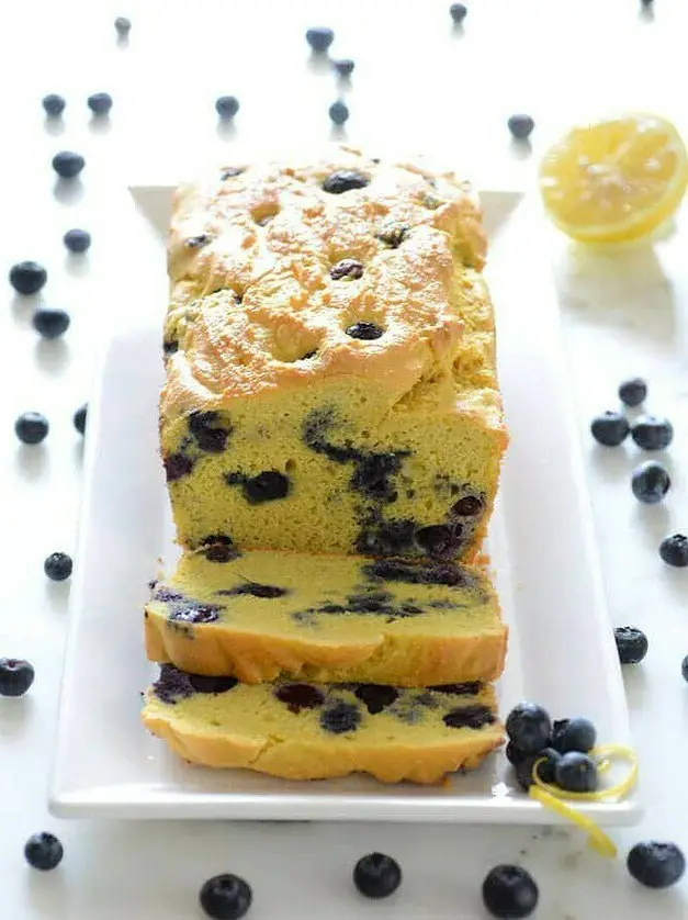 Keto Blueberry Lemon Bread