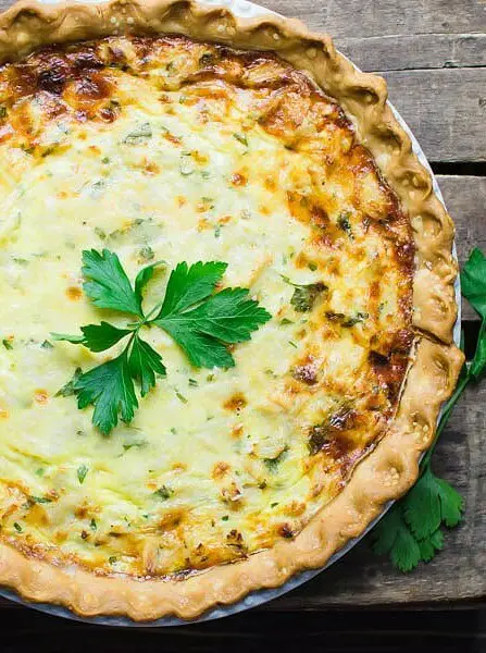 Rustic Crab Quiche