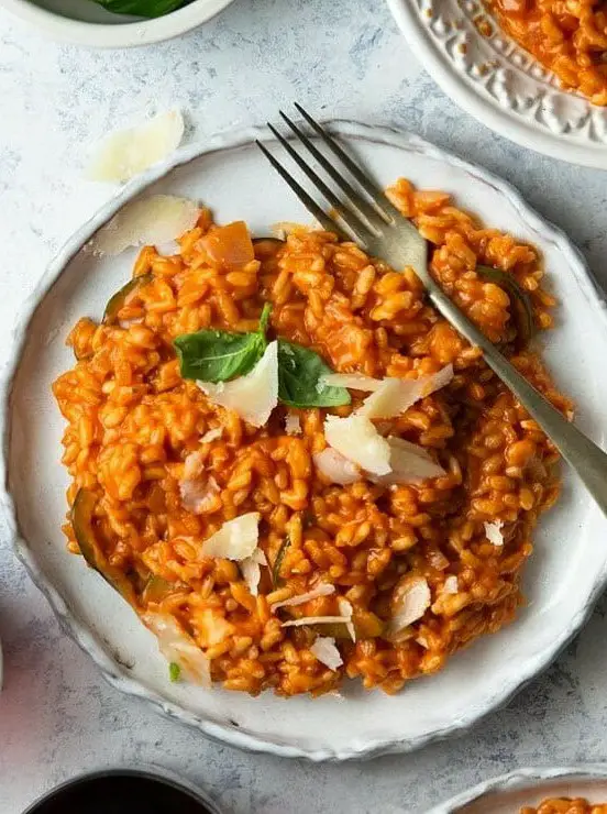 Creamy Tomato Risotto