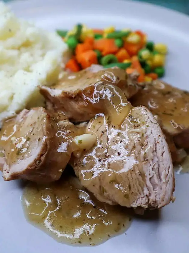 Dutch Oven Pork Roast & Gravy