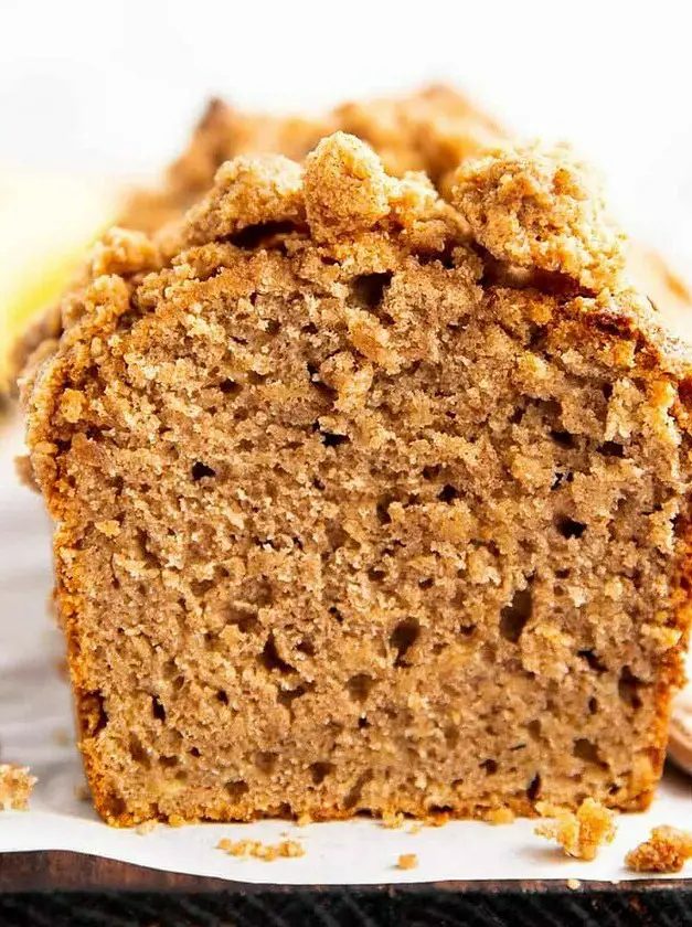 Whole Wheat Cinnamon Crunch Banana Bread