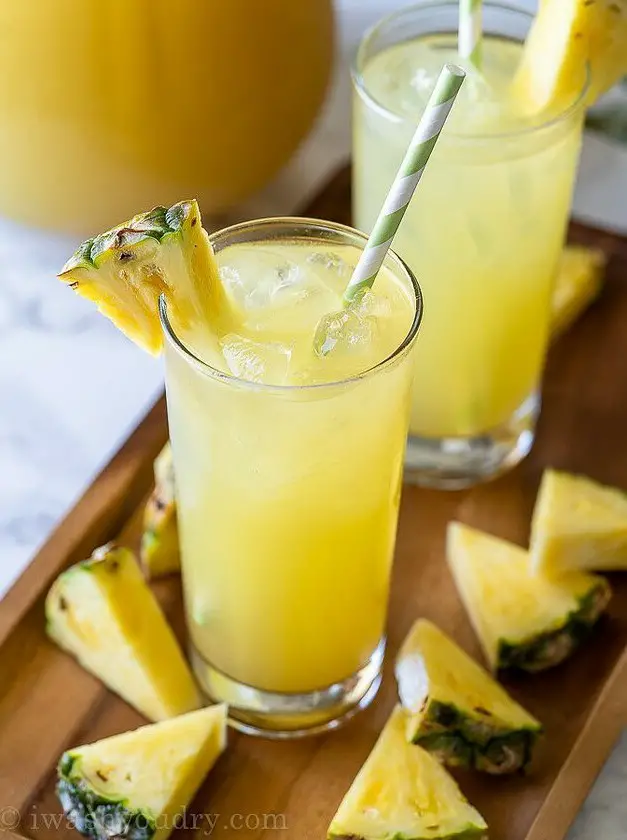 Sparkling Pineapple Lemonade