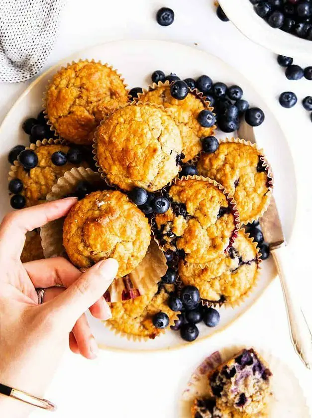 Blueberry Oatmeal Muffins