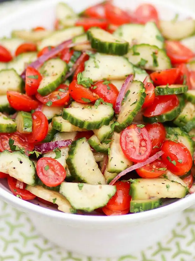 Tomato Cucumber Salad