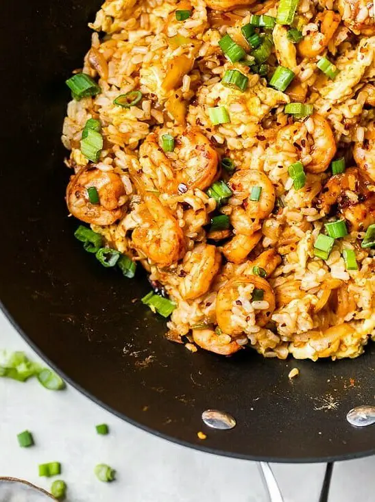 Spicy Shrimp Fried Rice