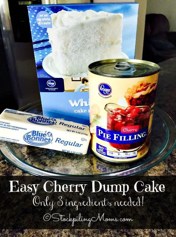 Easy Cherry Dump Cake