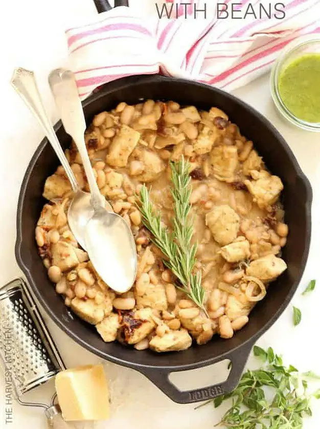 Tuscan Chicken with Beans