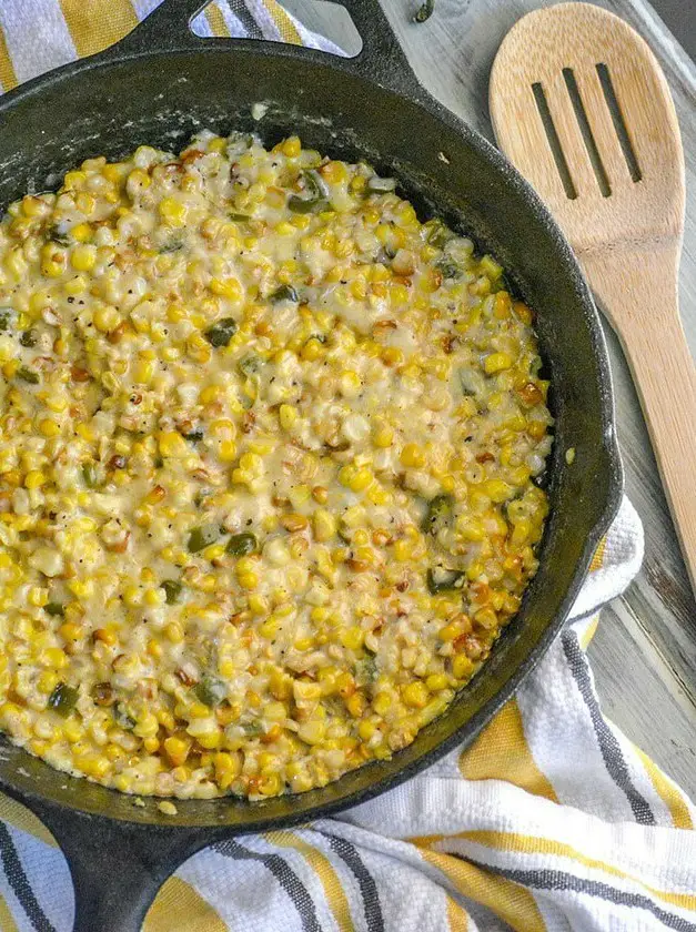 Smoked Jalapeno Cheddar Creamed Corn