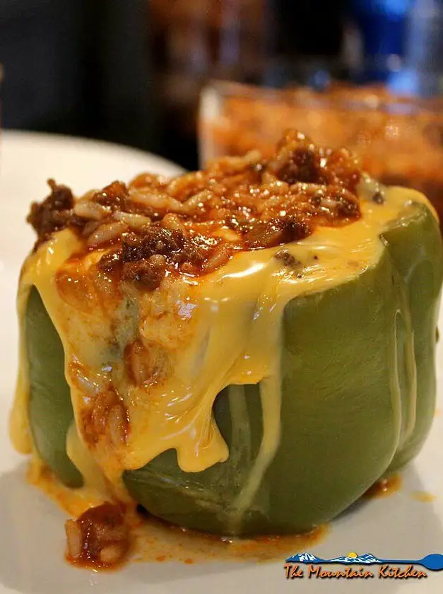 Stuffed Bell Peppers with Spanish Beef