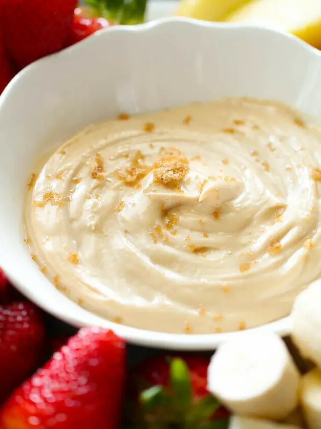 Brown Sugar Cream Cheese Fruit Dip