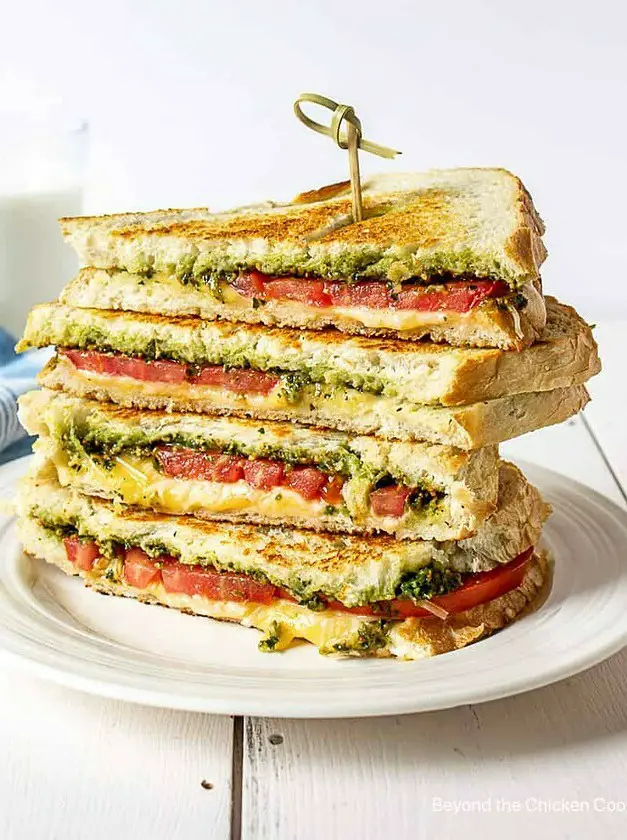 Pesto Grilled Cheese