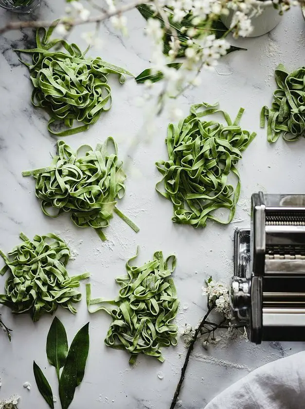 Wild Garlic Pasta Dough