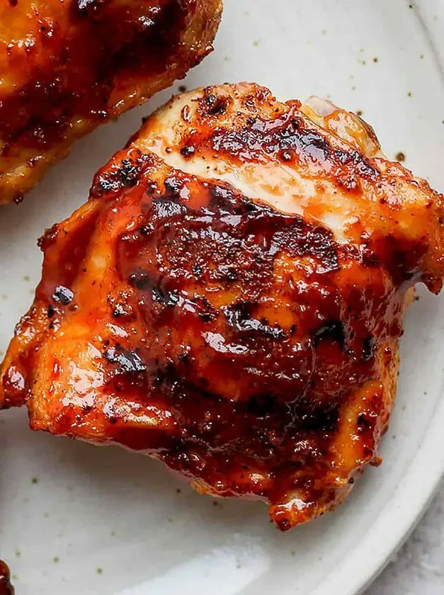 BBQ Grilled Chicken Thighs