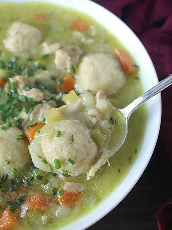 Paleo Chicken and Dumplings Soup