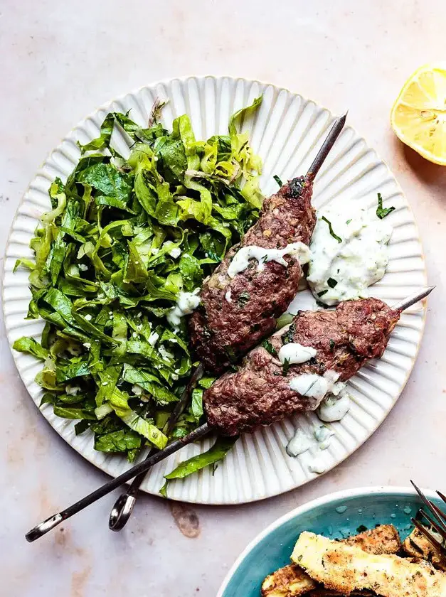 Baked Greek Kofta Kebabs