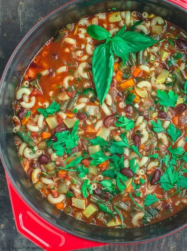 Vegetarian Minestrone Soup