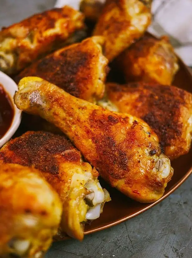 Crispy Baked Chicken Legs and Thighs