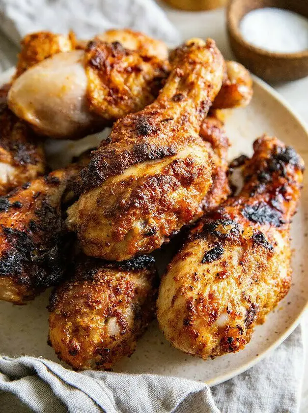 Crispy Brown Sugar Air Fryer Chicken Legs