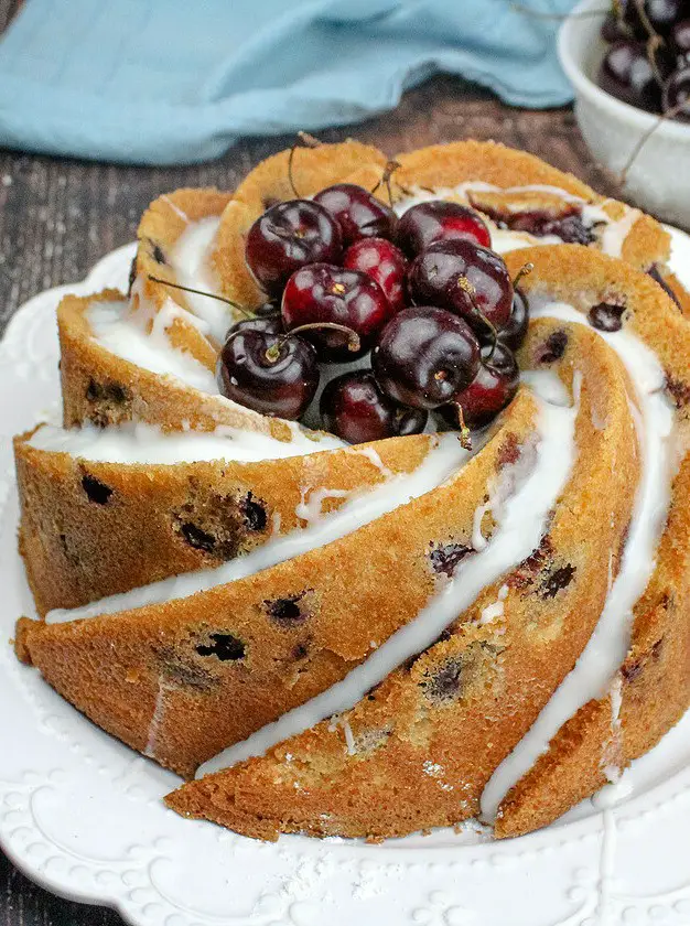 Cherry Amaretto Bundt Cake