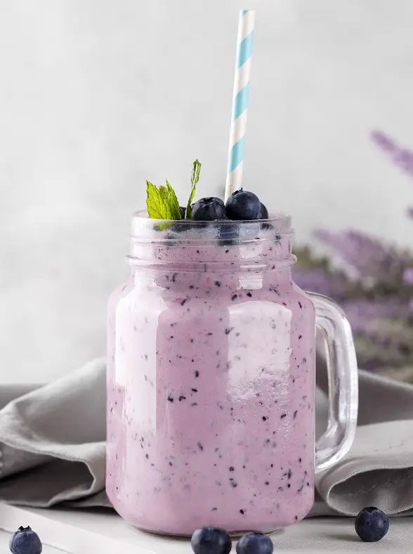 Lemon Blueberry Protein Shake