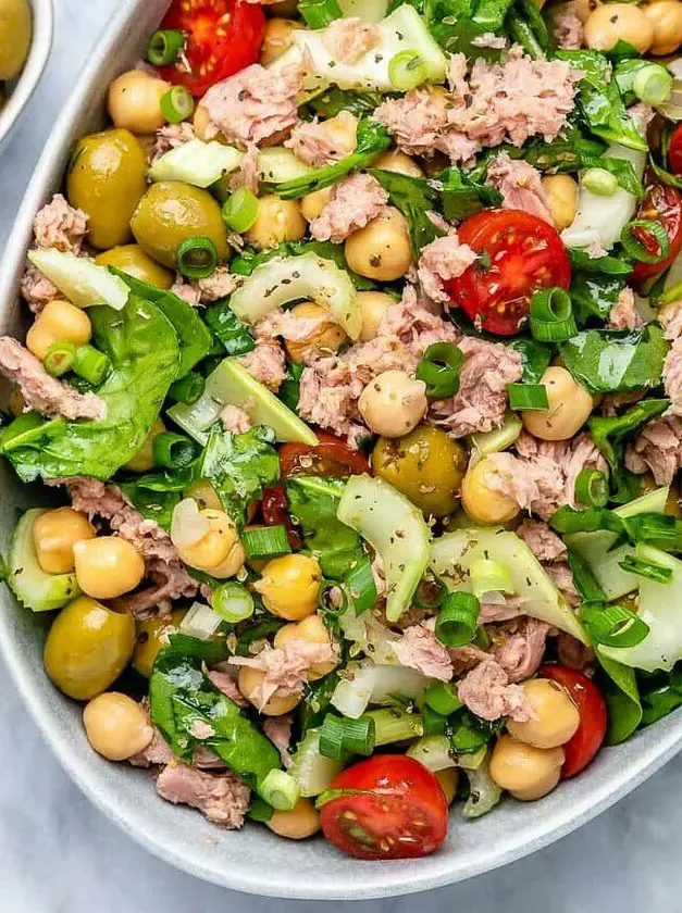 Chickpea Tuna Salad