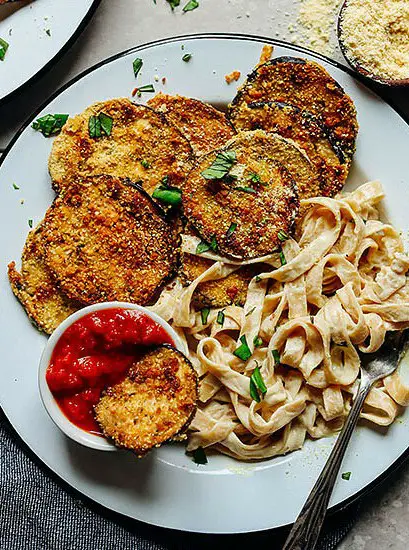 Crispy Gluten-Free Eggplant Parmesan