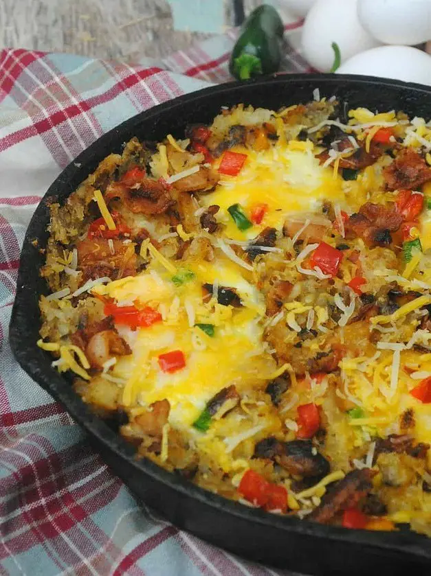 Cast Iron Skillet Southwest Breakfast Casserole